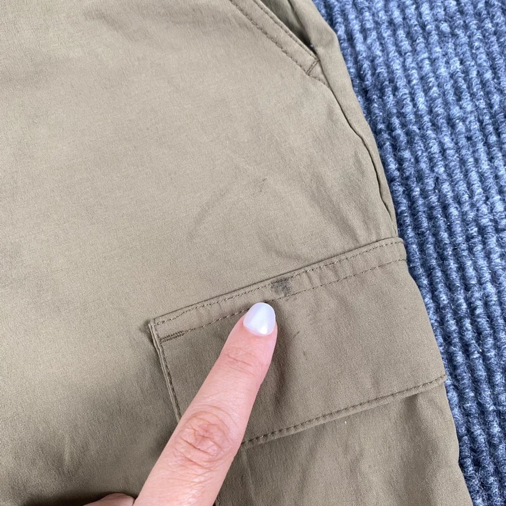 Kenneth Cole New York Mens Tan Stretch Cargo Jogger Pants Size M Khaki‎ Utility
